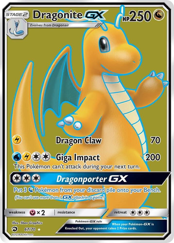 Dragonite GX from Trionfo Dei Draghi