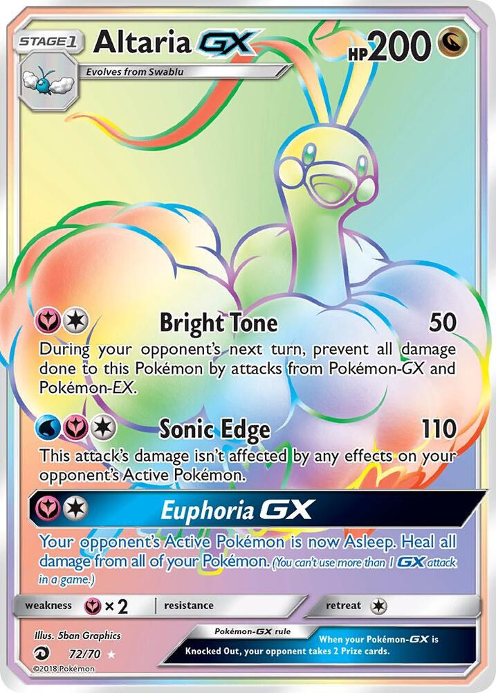 Altaria GX from Trionfo Dei Draghi