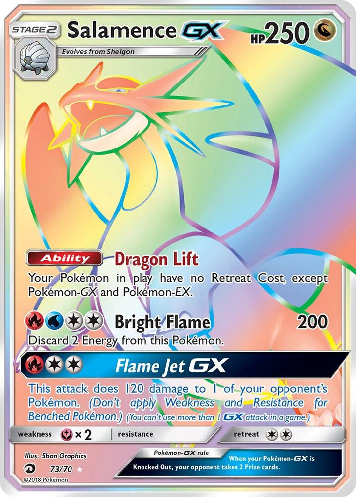 Salamence GX from Trionfo Dei Draghi