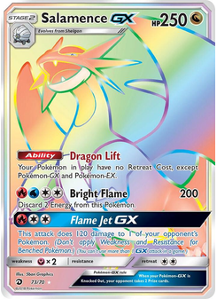 Salamence GX from Trionfo Dei Draghi