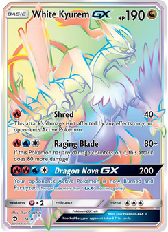 Kyurem Bianco GX from Trionfo Dei Draghi