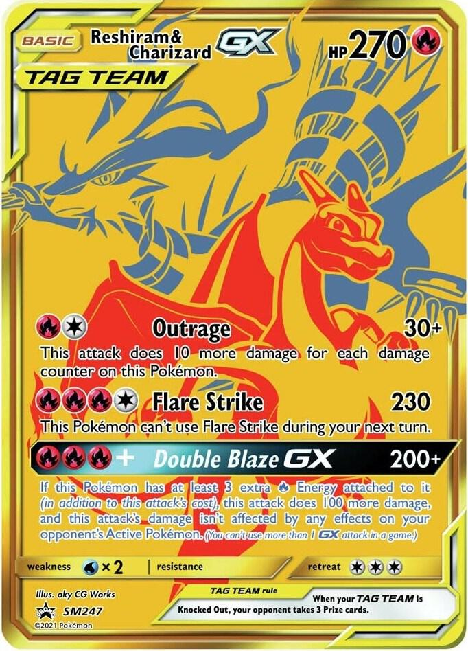 Reshiram e Charizard GX