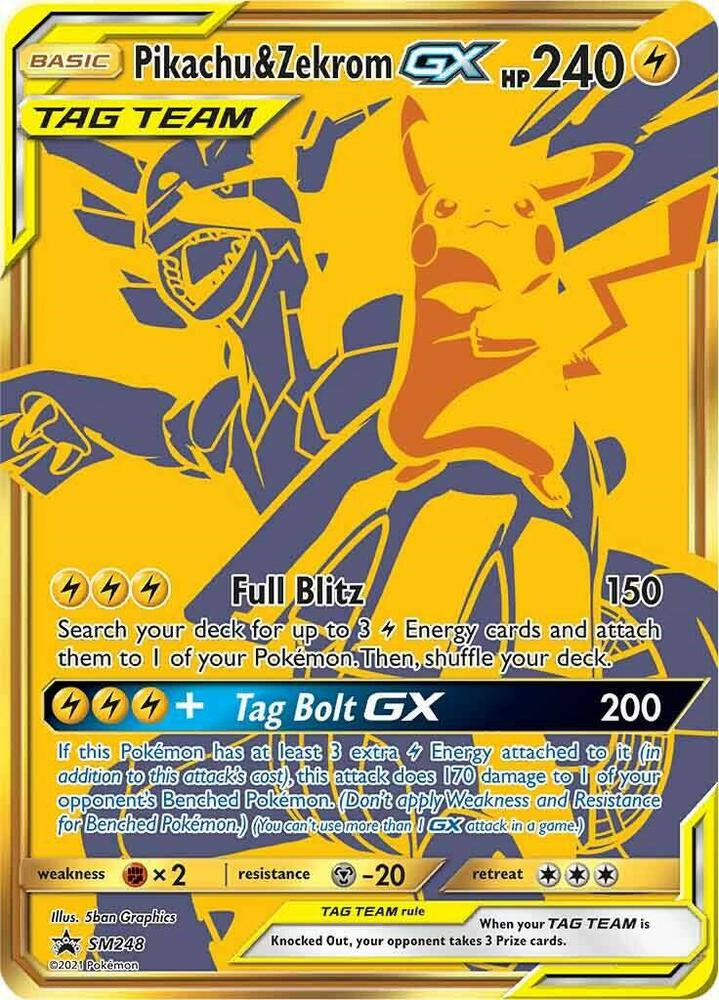 Pikachu e Zekrom GX