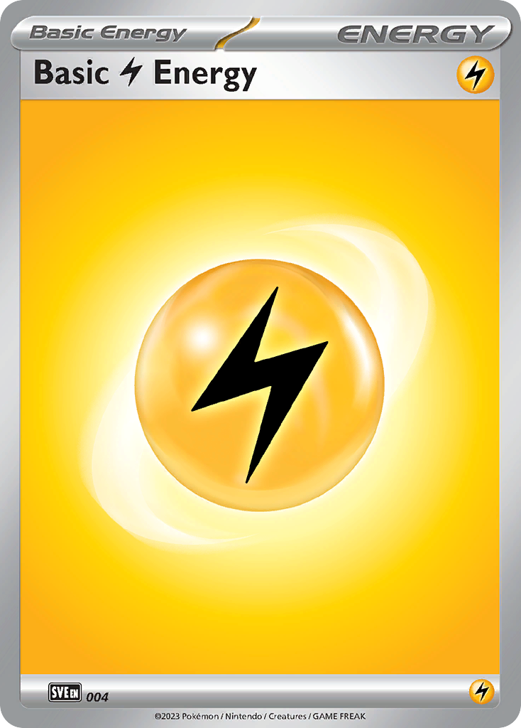 Lightning Energy — Common card from Scarlet & Violet Energy