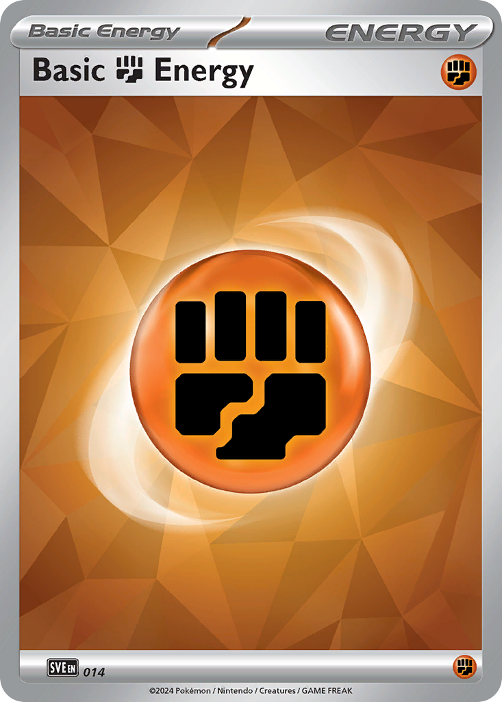 Fighting Energy — Common card from Scarlet & Violet Energy