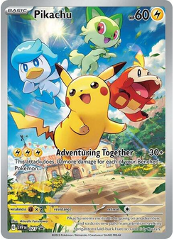 Pikachu from SVP Black Star Promos