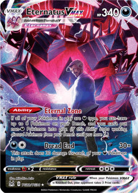 Eternatus VMAX — Ultra Rare card from Lost Origin Trainer Gallery