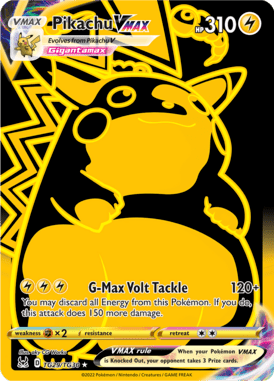 Pikachu VMAX — Secret Rare card from Lost Origin Trainer Gallery