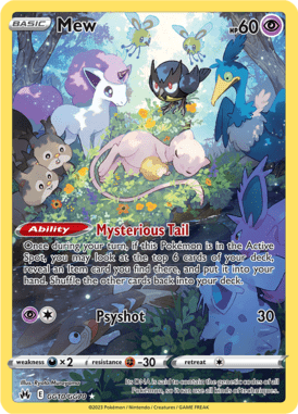 Mew — Rare card from Crown Zenith Galarian Gallery