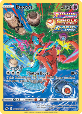 Deoxys from Crown Zenith Galarian Gallery