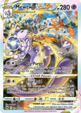 Mewtwo VSTAR — Ultra Rare card from Crown Zenith Galarian Gallery