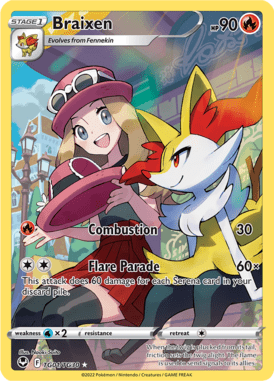 Braixen from Tempestade Prateada Galeria de Treinador