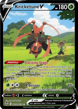 Kricketune V from Tempestade Prateada Galeria de Treinador