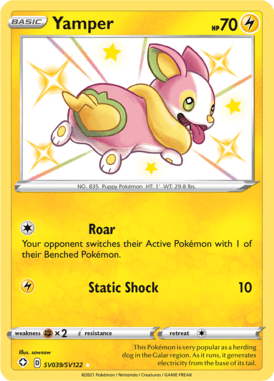 Yamper from Shining Fates Shiny Vault