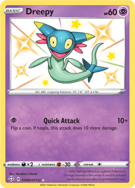 Dreepy from Shining Fates Shiny Vault