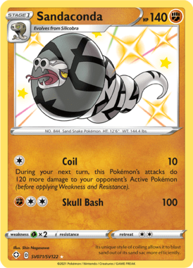 Sandaconda from Shining Fates Shiny Vault