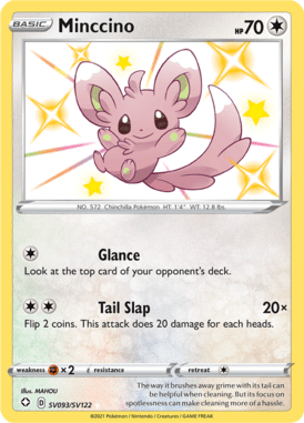 Minccino from Destinos Brilhantes Cofre Brilhante