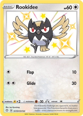 Rookidee from Shining Fates Shiny Vault
