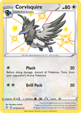 Corvisquire from Shining Fates Shiny Vault