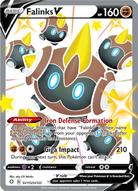 Falinks V from Shining Fates Shiny Vault