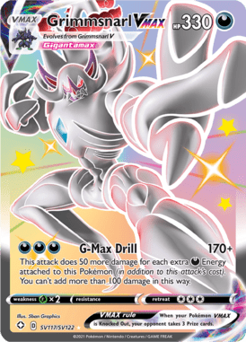 Grimmsnarl VMAX from Shining Fates Shiny Vault