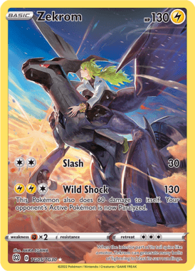 Zekrom — Rare card from Brilliant Stars Trainer Gallery