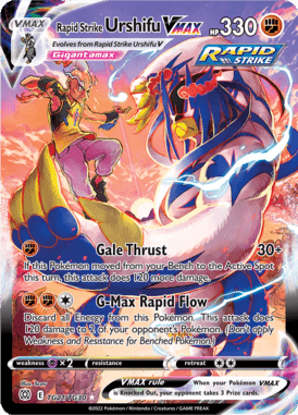 Rapid Strike Urshifu VMAX — Ultra Rare card from Brilliant Stars Trainer Gallery