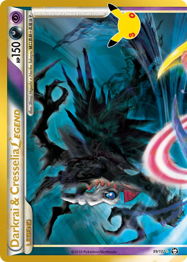Darkrai & Cresselia LEGEND — Common card from 30th Classic Collection