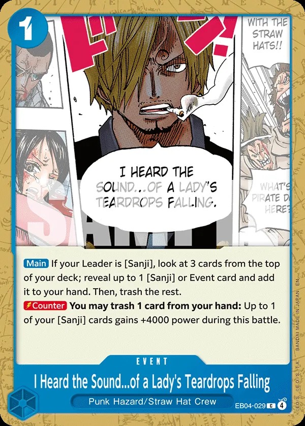 I Heard the Sound...of a Lady's Teardrops Falling