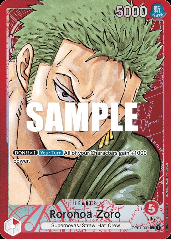 Roronoa Zoro (OP01-001-v1)