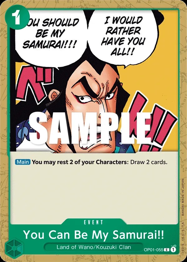 You Can Be My Samurai!!