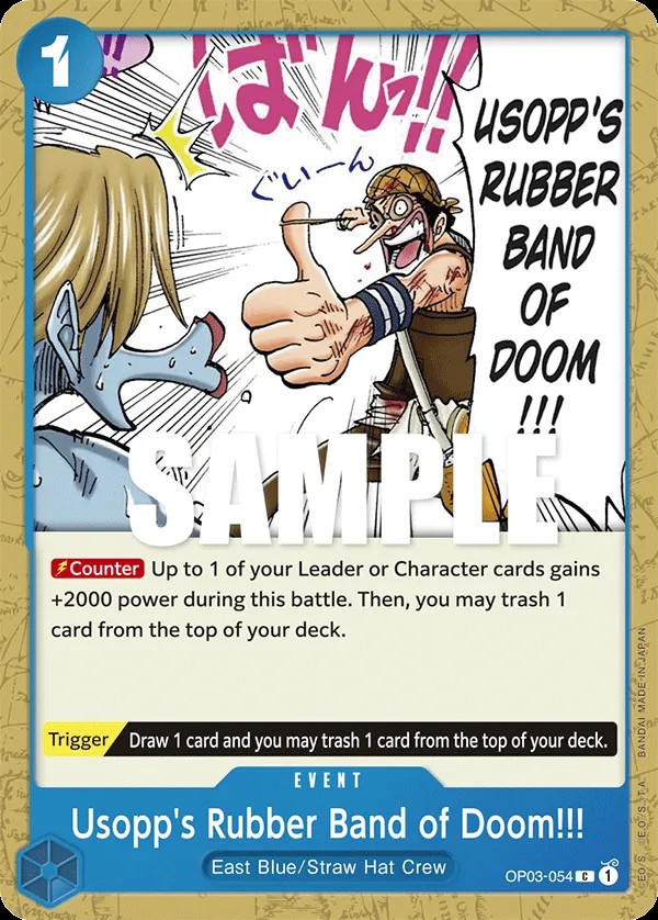 Usopp's Rubber Band of Doom!!!