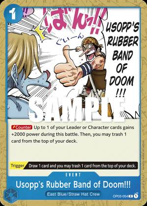 Usopp's Rubber Band of Doom!!!