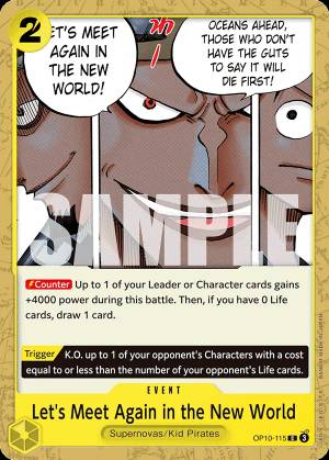 Let's Meet Again in the New World