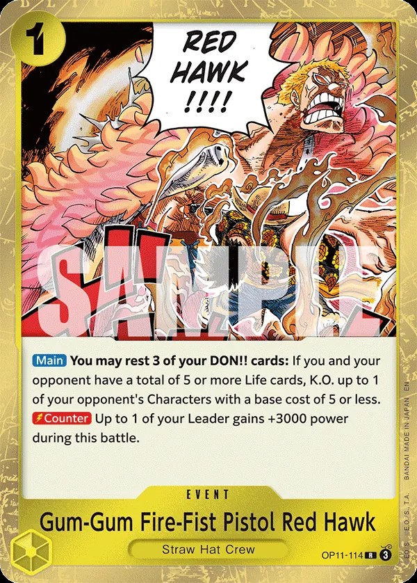 Gum-Gum Fire-Fist Pistol Red Hawk