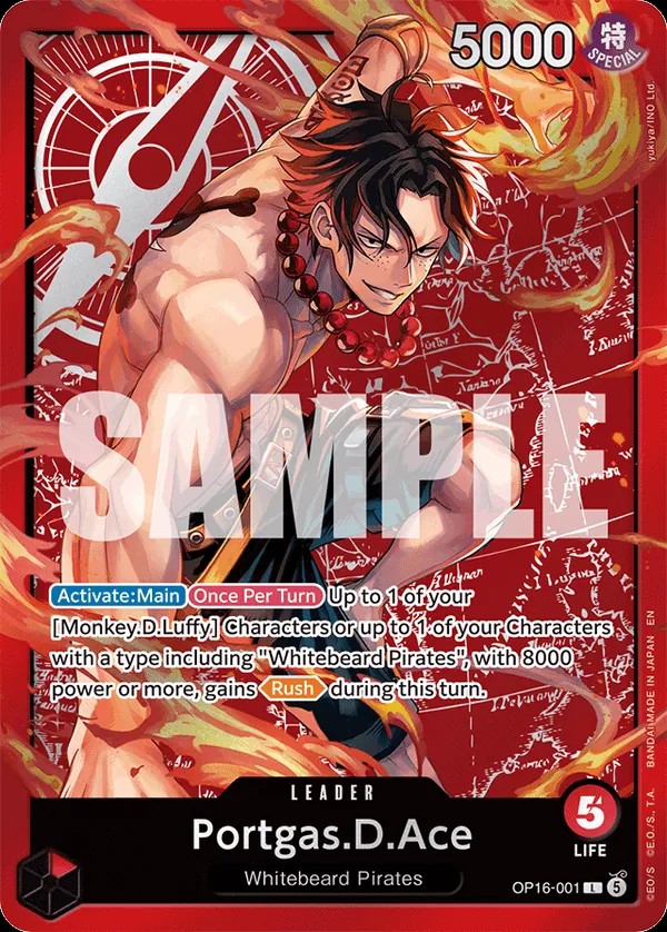 Portgas.D.Ace · OP16-001-v3 · Misc. Promos