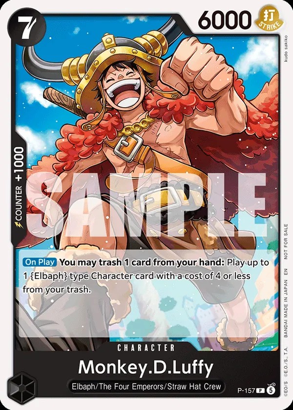 Monkey.D.Luffy · P-157 · Misc. Promos