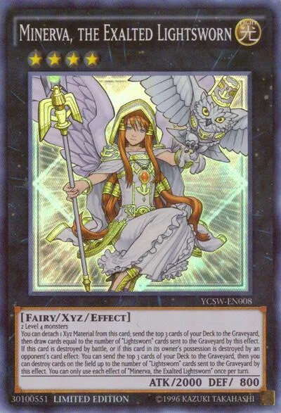 Minerva, the Exalted Lightsworn (Super Rare)