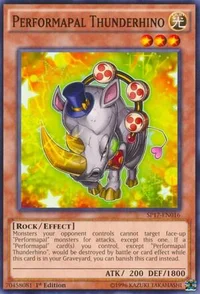 Performapal Thunderhino (Starfoil)