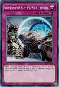 Showdown of the Secret Sense Scroll Techniques