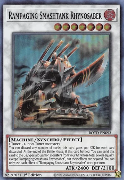 Rampaging Smashtank Rhynosaber