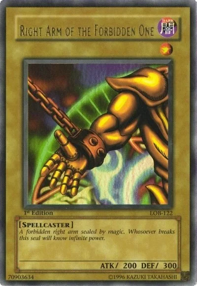 Right Arm of the Forbidden One