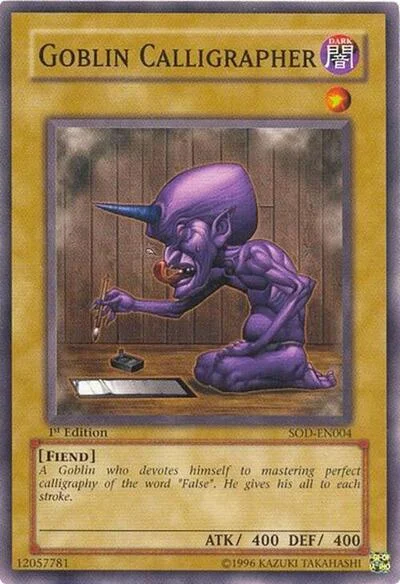 Goblin Calligrapher