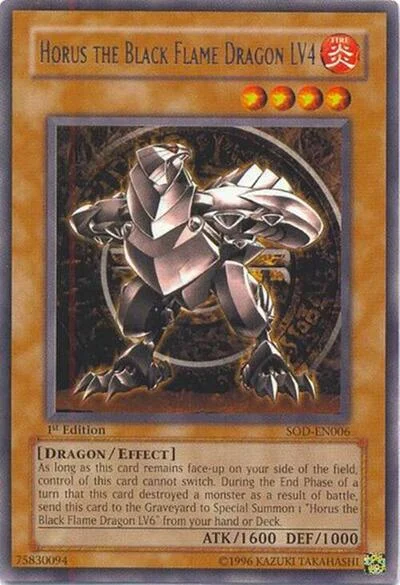 Horus The Black Flame Dragon LV4