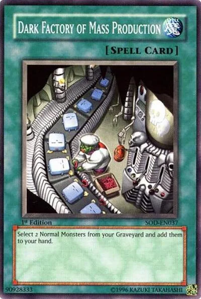 Dark Factory of Mass Production