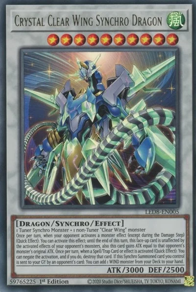 Crystal Clear Wing Synchro Dragon