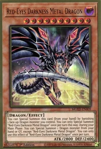 Dragon Sombre Métallique aux Yeux Rouges