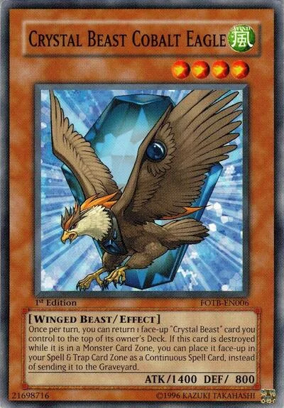 Crystal Beast Cobalt Eagle
