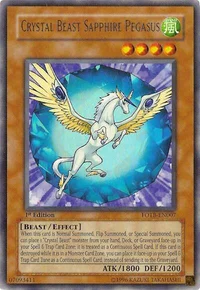Crystal Beast Sapphire Pegasus