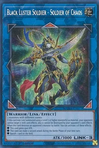 Black Luster Soldier - Soldier of Chaos (Secret Pharaoh's Rare)